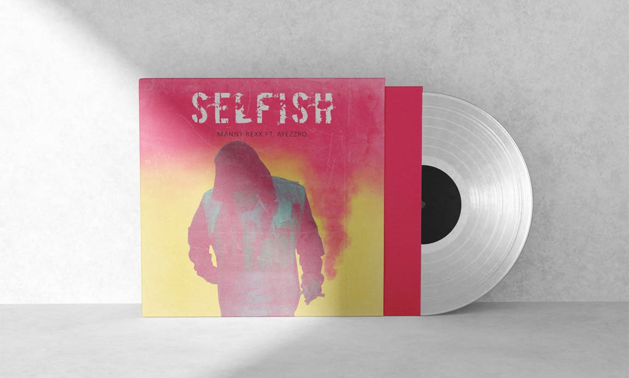 Selfish single cover art for Manny Rexx