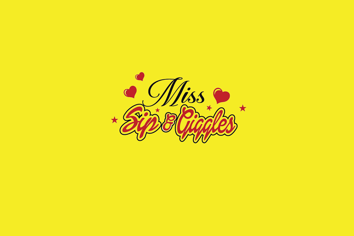 Miss Sip and Giggles logo design